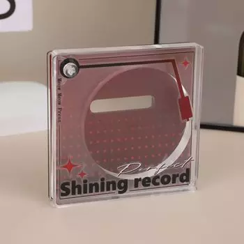 Акриловый значок дисплей кирпич прозрачный держатель для хранения значков рюкзак орнамент