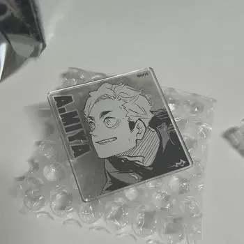 Акриловый значок выставки Haikyu Atsumu