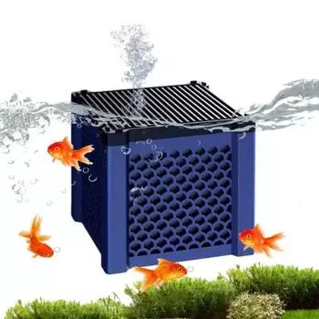 Активированный уголь для очистки воды Magic Cube многоразовый очиститель воды Magic Box Fish Tank синий