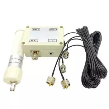 Активная антенна от 10 кГц до 30 МГц Mini Whip Hf Lf Vlf VHF SDR Rx с портативным кабелем Finished product