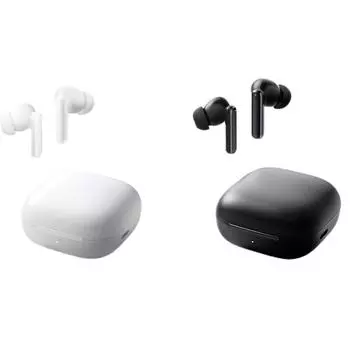 Активное шумоподавление True Wireless Bluetooth-гарнитура In-Ear Sleeping Super Long Life Battery Large Power One Size чёрный