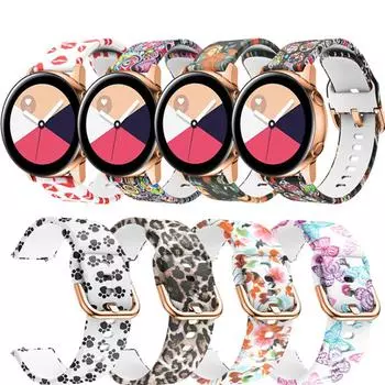 Активные сменные мягкие силиконовые спортивные ремешки для часов, женские сменные ремешки для браслетов