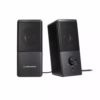 Активный динамик ПК Планшетный проигрыватель пластинок USB-источник питания Компактный дизайн Передний разъем для наушников Энергосберегающий High Output Audio-Technica AT-SP95