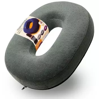 активный Enza Postpartum Hemorrhoid Donut High Gray [Рекомендуется акушеркам] Подушка, Подушка, Подушка, Упругость, Материнство, серый