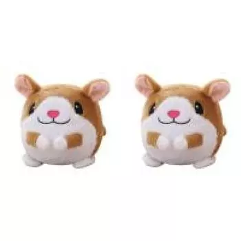 Активный подвижный плюшевый питомец игрушка устойчивый к укусам мяч для собак в помещении игры (Хомяк)