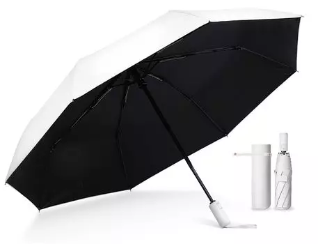 активный Полностью УФ-защита складной как для солнечной, так и для дождливой погоды двойного назначения автоматический большой 370 г Классический [контролируемый дерматологом] затемнение, 100%