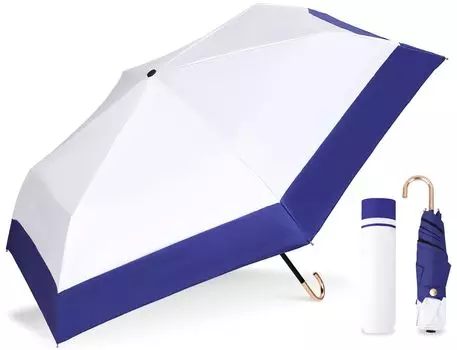 активным УФ полностью складывающийся как для солнца, так и для мужчин темно-синий x [контролируемый дерматологом] Зонт, 100% защита, двухцветный, затемнение,