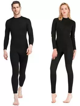 Акула Летучая мышь 1,5 мм цельный водолазный костюм для мужчин и женщин с длинными рукавами солнцезащитный парный купальник из плотного материала теплый водолазный костюм для сноркелинга S бездна