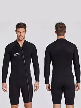 Акула летучая мышь цельный костюм с длинными рукавами 3 мм водолазный костюм мужской костюм медуза купальник костюм для сноркелинга теплый и устойчивый к солнцу костюм для серфинга XXL бездна