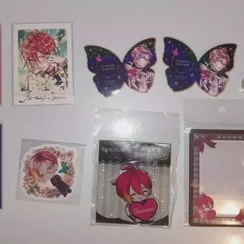 Akuneco Penis Goods Bulk Acrylic Stand, Keyring, Rare Pasha Sticker, Etc.