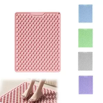 Акупрессура для точек давления на стопу, компрессионный массажер для ног, точечный массажер для ног, домашний массажер для ног, уменьшающий давление на стопу, прочный розовый