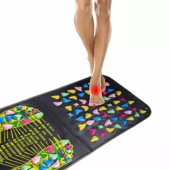 Акупрессура, гравийный массажер, коврик, стресс, боль, массаж ног, акупунктура One Size