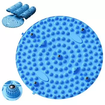 Акупрессура точек давления на стопу, медленный бег, массажер точек давления на стопу, массажер для ног Ubefuu, давление на стопу для дома, синий коврик TPE, синий