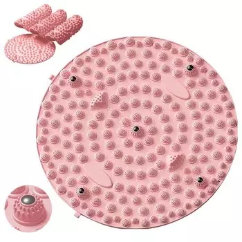 Акупрессура точек давления на стопу, медленный бег, массажер точек давления на стопу, массажер для стопы, Ubefuu, точечный массаж стопы, домашний коврик из ТПЭ, синий, доска, розовый