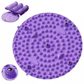 Акупрессура точек давления на стопу Точка давления на стопу Медленный бег трусцой Нога Медленный бег трусцой Давление на стопу Давление на стопу Домашний фиолетовый коврик TPE, доска, фиолетовый