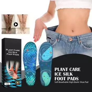 Акупрессурные стельки Комплексный массаж Похудение Уход за весом Стелька для сжигания . Здоровье Потеря жира C8Y6 blue-2pcs