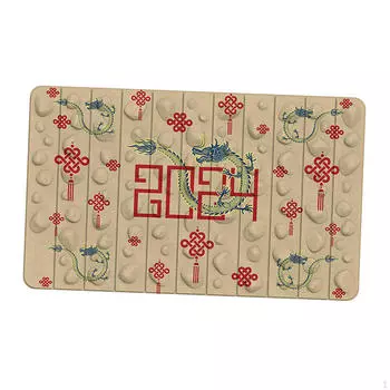 Акупрессурный коврик для ног, портативная массажная пластина, рефлексотерапевтическая подушка для офиса золотой