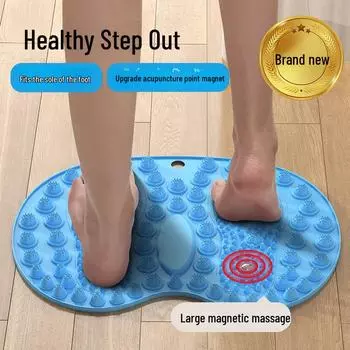 Акупрессурный массажер для ног для облегчения боли — небольшой, портативный, идеально подходит для использования зимой Patented New Style жёлтый