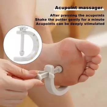 Акупрессурный массажер для снятия усталости, многофункциональный массажер для ладоней и запястий, суставов рук, аксессуары унисекс белый