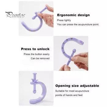 Акупрессурный массажер для снятия усталости, многофункциональный массажер для ладоней и запястий, суставов рук, аксессуары унисекс белый