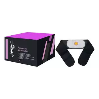 Акупрессурный пояс способствует циркуляции крови, моделирует тело, идеальная линия талии, теплый, удобный и дышащий пояс, 1 шт. One Size белый