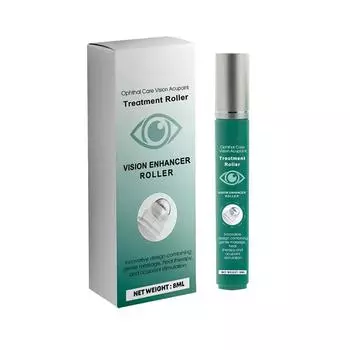 Акупунктурный ролик для глаз снимает усталость глаз, близорукость, сухость и расслабляющий массажный уход для глаз, 8 мл One Size