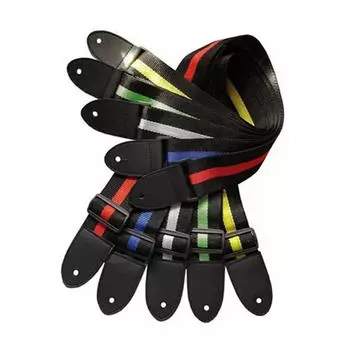 Акустическая электрогитара, бас-гитара, нейлоновый регулируемый ремень, ремень для гитары чёрный