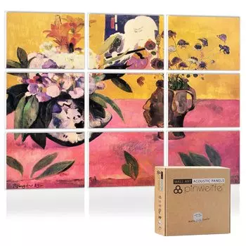 Акустическая панель Wall Art Acoustic для звукозаписи поглощает и уменьшает, устраняет шум и реверберацию x Life PINWELIFE® Panel,
