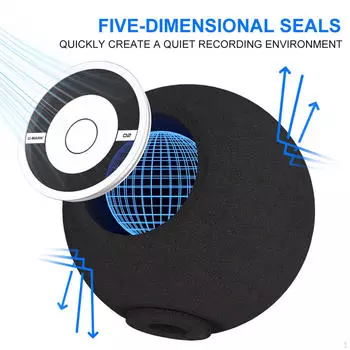 Акустический фильтр для микрофонного экрана для записи пения