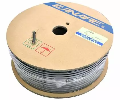 Акустический кабель CANARE 4S6 100 м ЧЕРНЫЙ стандартный акустический кабель