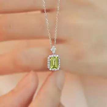 Аквамариновый флакон духов ожерелье для женщин легкая роскошная нишевая ключичная цепочка супер фея темперамент личность холодный стиль свитер цепочка