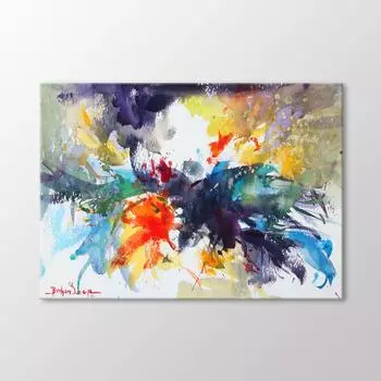 Акварель Абстрактная Композиция Живопись