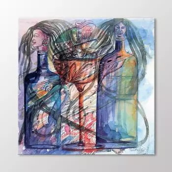 Акварель, Абстрактная живопись