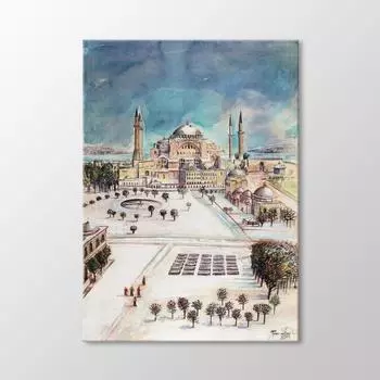Акварель, Картина Мечети Святой Софии