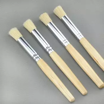 Акварельная деревянная ручка для рисования кистью для масляной краски для художника Художественные принадлежности Расческа Кисть для рисования 6 pcs