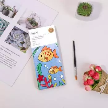 Акварельная книга для рисования Детская акварельная книга с 21 уникальным узором 6 ярких оттенков Яркая цветная книга для рисования D