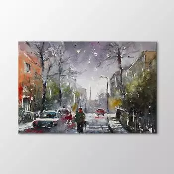 Акварельная Уличная Живопись