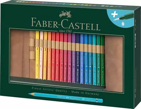 Акварельные карандаши Albrecht Pencils Pencil Roll 30 цветов, набор 117530 японский Faber-Castell Drer [подлинный продукт]