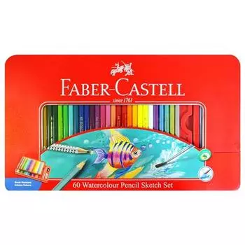 Акварельные карандаши Faber-Castell, 60 цветов, 1 штука, корейские игрушки