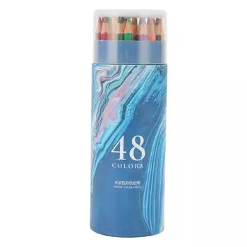 Акварельные карандаши разных цветов, предварительно заточенные, яркие, шестигранные, держатели для ручек, цветные карандаши для раскрашивания