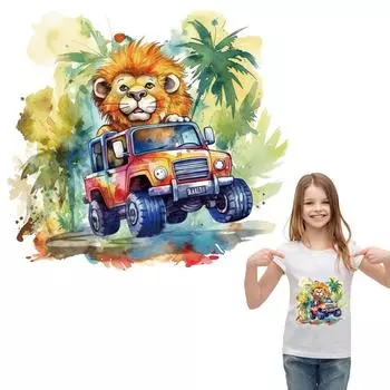 Акварельные наклейки с изображением обезьяны, наклейки на автомобили, новый моющийся аксессуар для одежды, нашивки для теплопередачи «сделай сам», для рюкзака, футболки