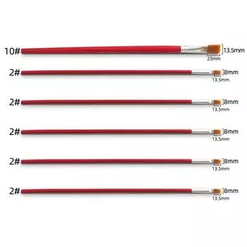 Акварельные нейлоновые кисти для рисования, масляная кисть, ручка для рисования, маркер, школьные товары для рукоделия, кисть для рисования, канцелярские товары, новинка красный