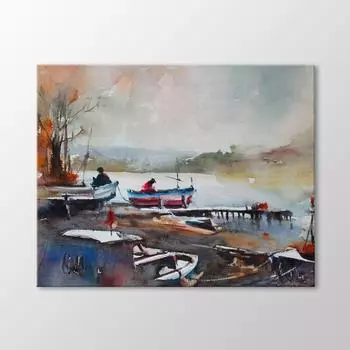 Акварель пляжные сандалии живопись