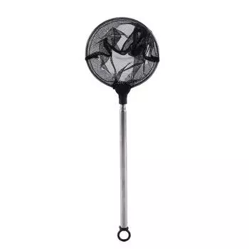 Аквариум Аксессуары для аквариума Сетка Мини Регулируемая Телескопическая Рыбы Креветки Подсак Круглый