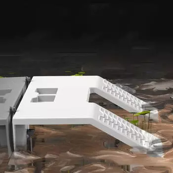 Аквариум для черепах, греющийся, животное, раковина, пристань, резервуар, аксессуар для террапинов, саламандр 19.6cmx16.2cmx4.5cm