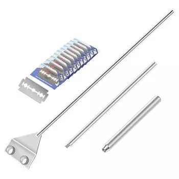 Аквариум из нержавеющей стали скребок для удаления водорослей лезвие для чистки аквариумных стекол с живыми растениями