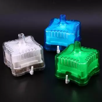 Аквариум Мини Аквариум Пневматический Биохимический Фильтр с Активированным Углем (синий)