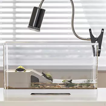 Аквариум с черепахой, платформа для купания, аксессуары для домашних животных, чехол для черепах-отшельников, многофункциональные зоны M