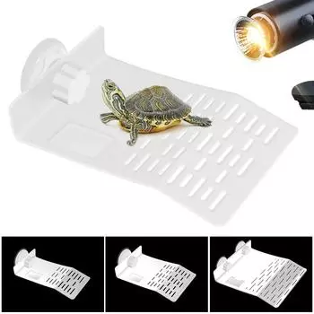 Аквариум с платформой для черепах, устойчивый к высоким температурам, с сильным всасыванием, акриловая доска для игр с черепахами, плавающая терраса для купания