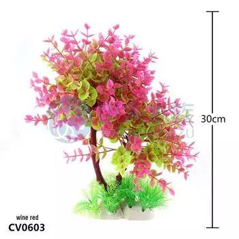 Аквариум Yiren Ландшафтный дизайн Моделирование водных растений CV06 зелёный